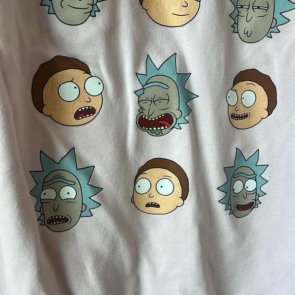 H&M "Rick and Morty" Graphic Sweatshirt/Crewneck - Mens XS - Picture 5 of 7